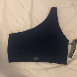 Set Active One-Shoulder Bra